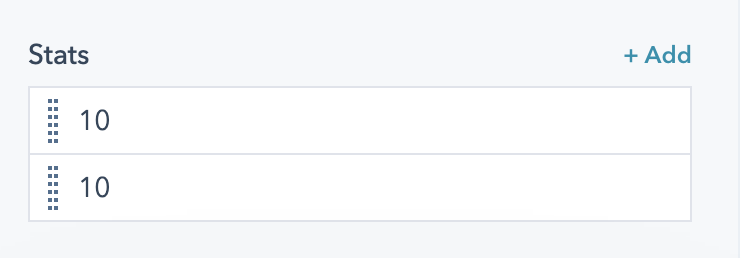 Column Content - Stats