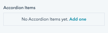 Accordion Items