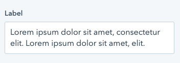 Accordion Label