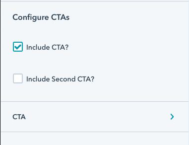 Toggle CTAs