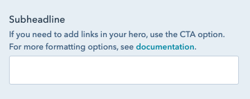 Subheadline