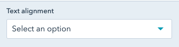 Text alignment