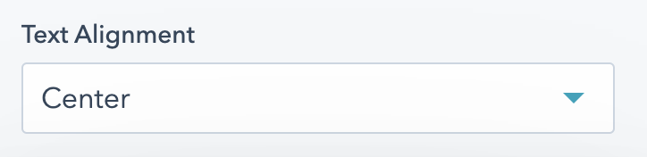 Text alignment