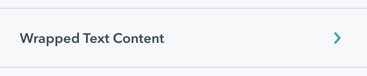 Wrapped Text Content